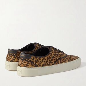 Saint Laurent Venice Low Top Men's Leopard Print Sneakers
